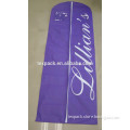 OEM wedding gown garment bag in purple non-woven